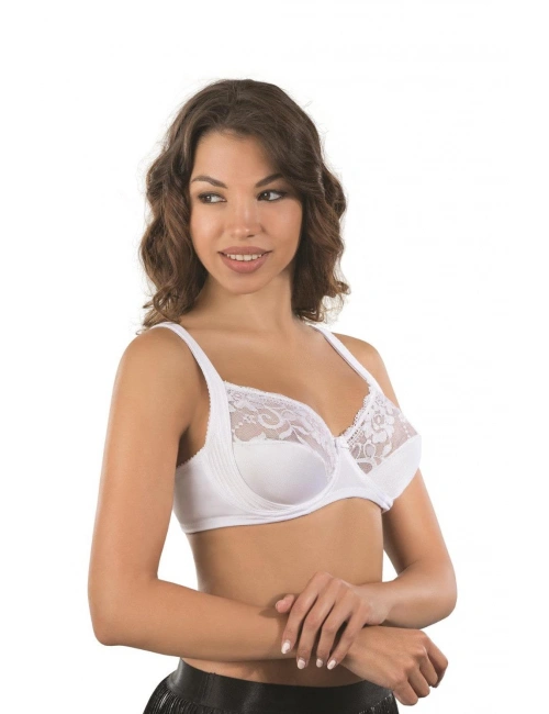 Beyaz Mı Emay 165 C Balenli Toparlayıcı Sütyen