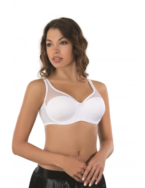 Beyaz Mı Emay 167d Pedli Tül Toparlayıcı Sütyen