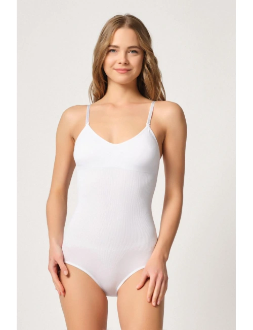 Beyaz Mı Emay 1925 Soft Pedli Çıtçıtlı Body