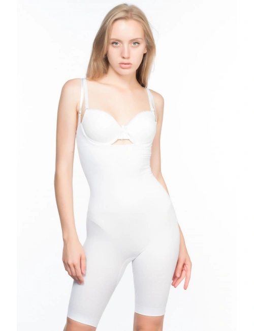 Beyaz Mı Emay 2013  Göğsü Açık Paçalı Boy Korse