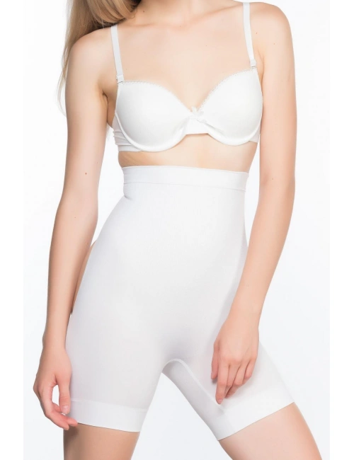 Beyaz Mı Emay 2032 Popo Açık Masajlı Boxer Korse