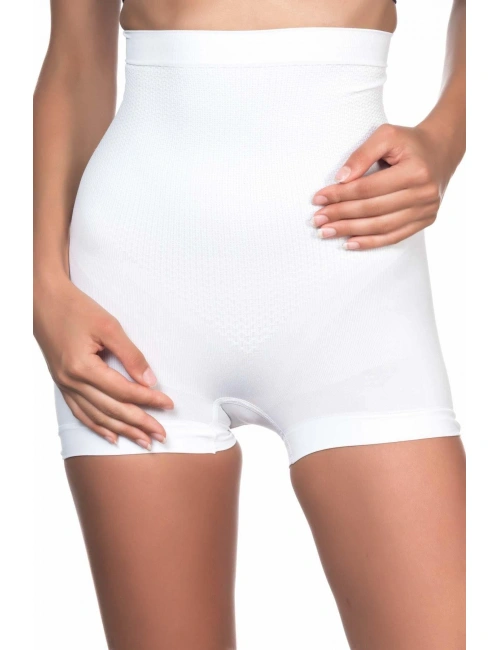 Beyaz Mı Emay 2055 Yüksek Bel Masajlı Boxer Korse