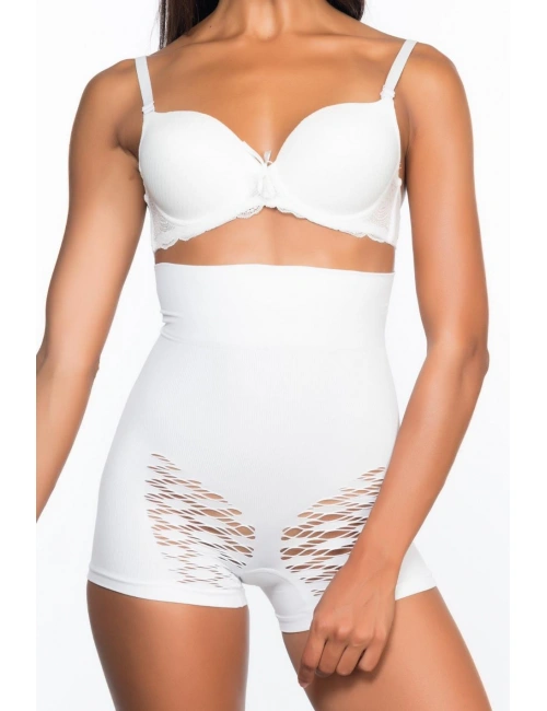 Beyaz Mı Emay 2064 Popo Açık Fantezi Boxer Korse
