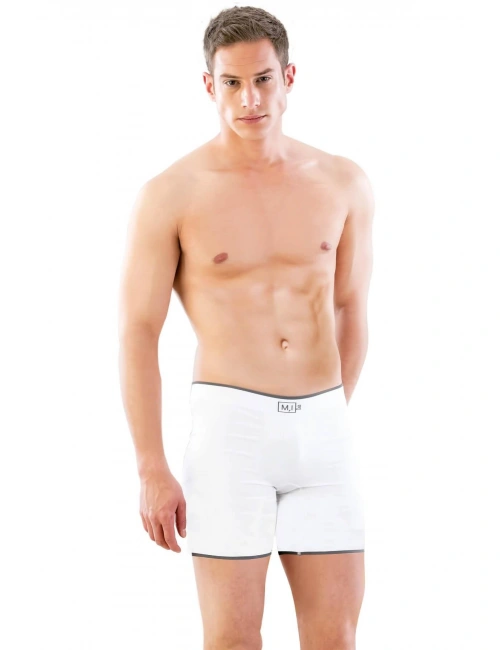 Beyaz Mı Emay 2108 Seamless Uzun Erkek Boxer