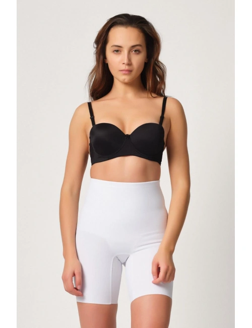 Beyaz Mı Emay 2816 Yüksek Bel Boxer Lazer Korse