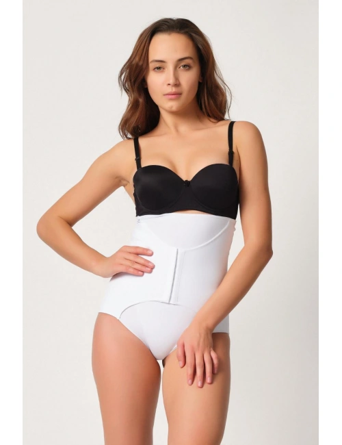 Beyaz Mı Emay 2932 Double Karın Agraf Destekli Slip Lazer Korse