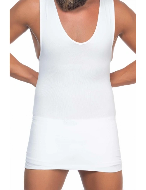 Beyaz Mı Emay E1003 V Yaka Erkek Korse Atlet