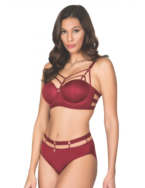 Biye Şeritli Halkalı Sütyen Takım Kadın 5045