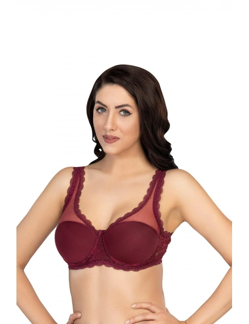 Bordo Mı Emay 172 D Pedli Dantelli Balenli Minimazer