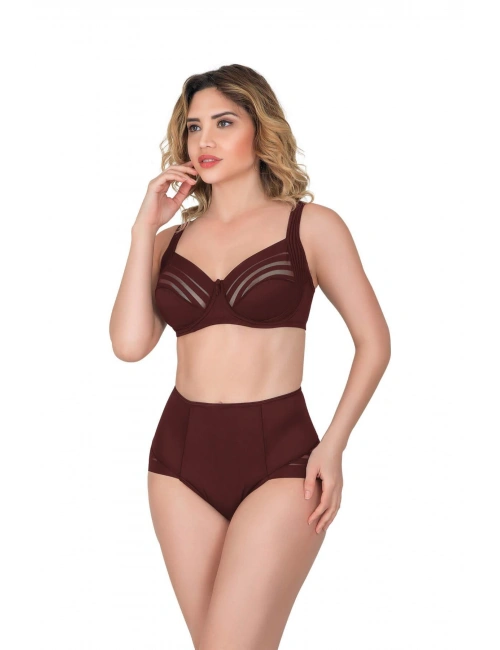 Bordo Mı Emay 183 C Yan Destekli Toparlayıcı Balenli Sütyen
