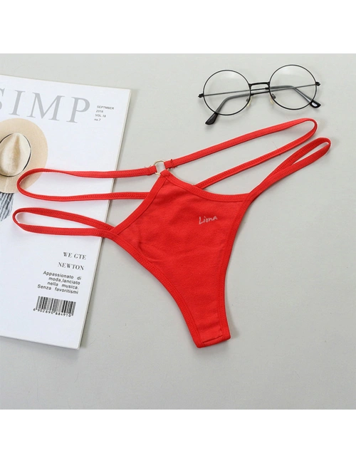 Büyük Beden Kırmızı  String Bato Külot