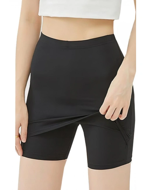 Çift Katmanlı Etek Altı Şort Korse Kadın 4432