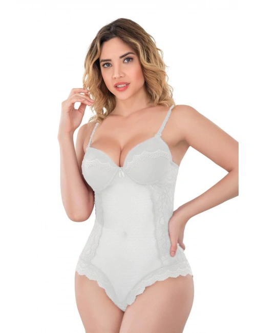 Ekru Mı Emay 176 Dantelli Body