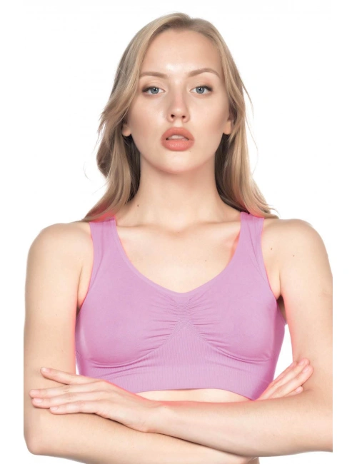 Fuşya Mı Emay 4001 Soft Sporcu Büstiyer