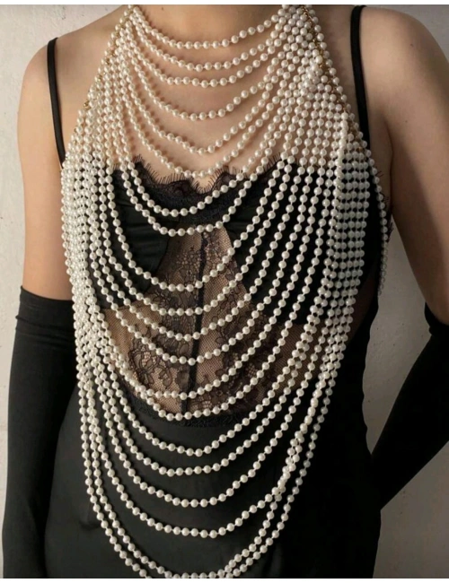 İncili Seksi Vücut Aksesuarı , Şık Bustiyer