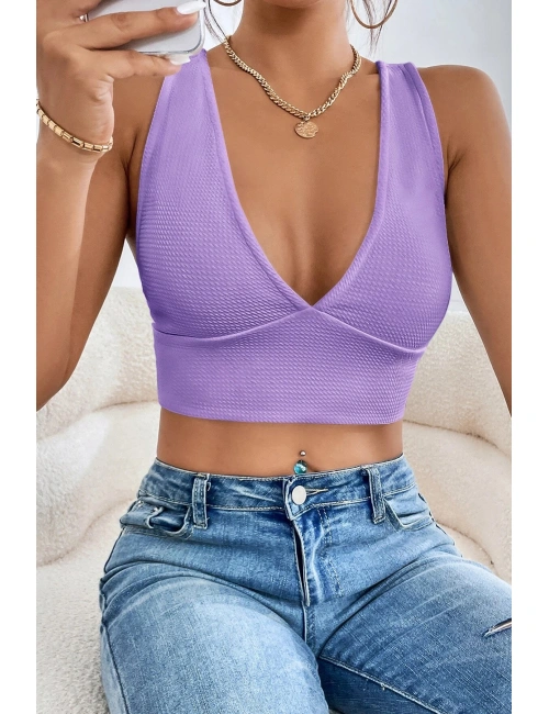 Kadın Siyah Çapraz Sırt Detaylı Şık Crop Top Büstiyer