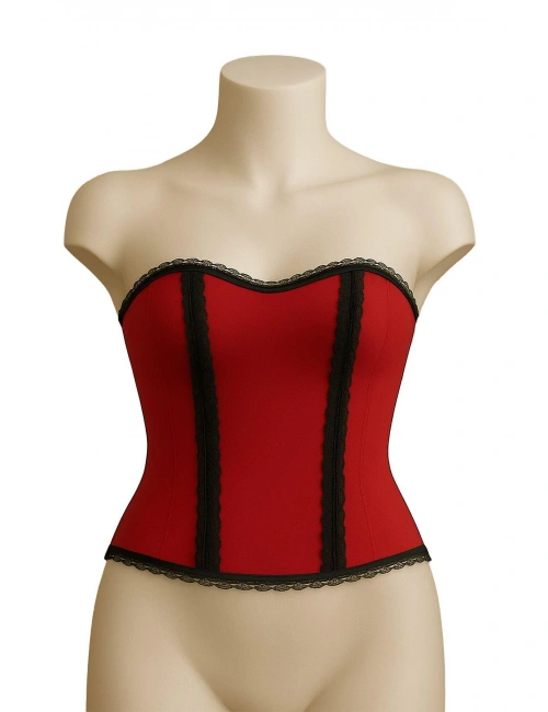 Kırmızı Mı Emay 9155 F Fırfırlı Terletici Büstiyer