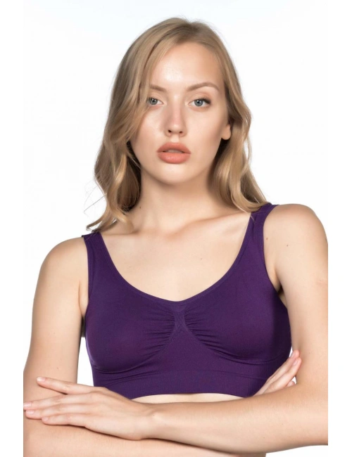 Mor Mı Emay 4005 Soft Kalın Askı Büstiyer