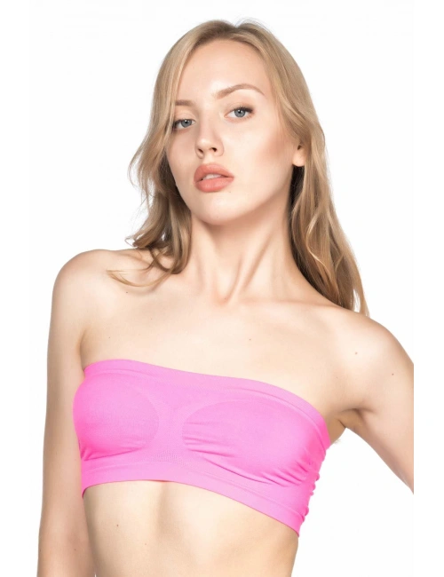 Neon Fuşya Mı Emay 4002 Soft Straplez Büstiyer