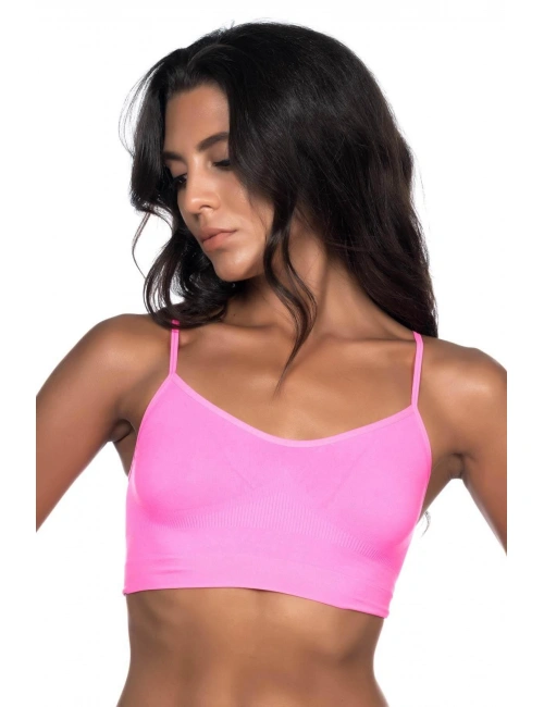 Neon Fuşya Mı Emay 4003 Soft İp Askı Büstiyer