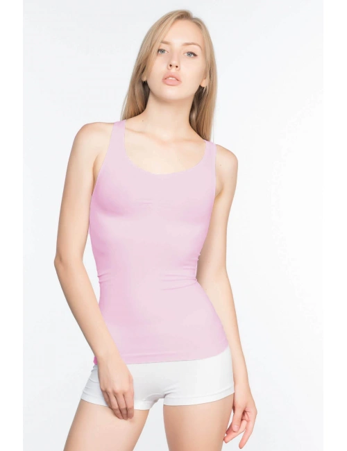 Pembe Mı Emay 5015 Kalın Askılı Atlet Korse