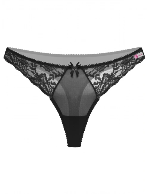 Siyah Dantelli Fantazi G String Külot