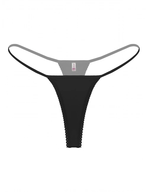 Siyah  Giyim Kadın Fantazi String