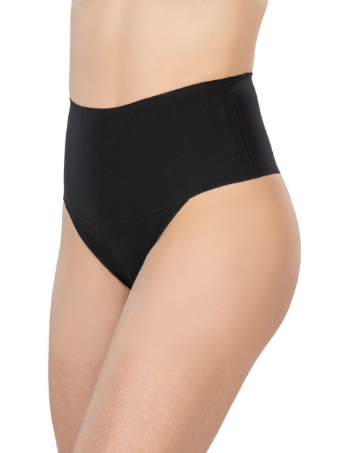 Siyah Mı 2806 Lazer Kesim Yüksek Bel İz Yapmaz String