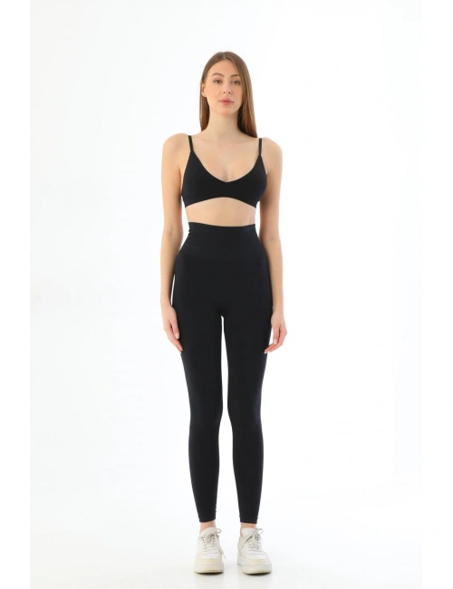 Siyah Mı 3905 Yüksek Bel Toparlayıcı Tayt