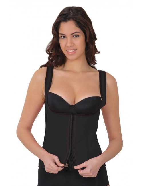 Siyah Mı 9173 Agraflı Göğsü Açık Atlet Korse