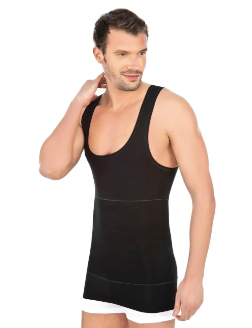 Siyah Mı Emay 1400 Modal Cotton Erkek Atlet Korse