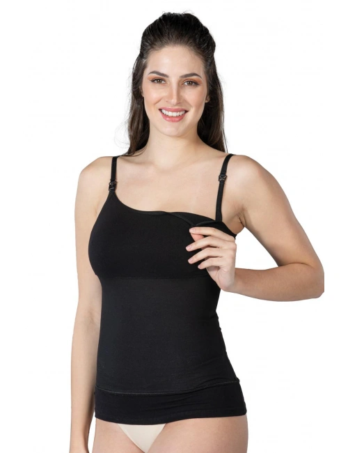 Siyah Mı Emay 1402 Modal Cotton Emzirme Atlet Korse