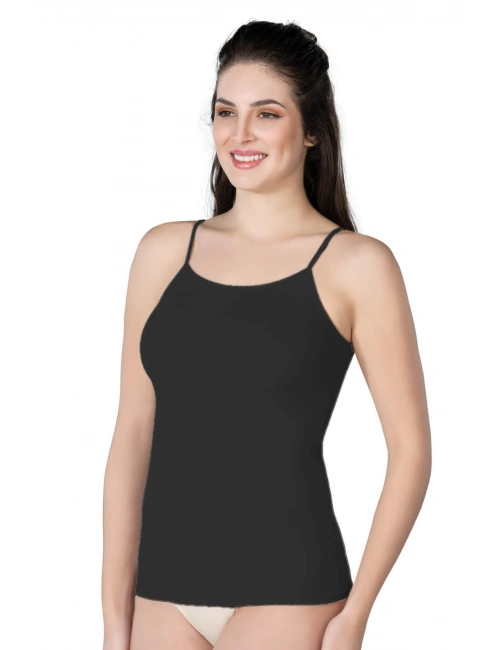 Siyah Mı Emay 1410 Modal Cotton İnce Askılı Atlet