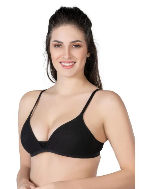 Siyah Mı Emay 1417 Modal Cotton Kaplı Sütyen