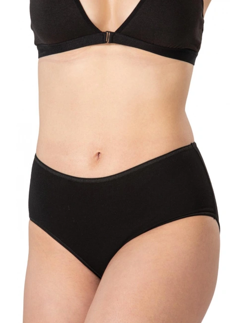 Siyah Mı Emay 1442 Modal Coton Yüksekbel Külot