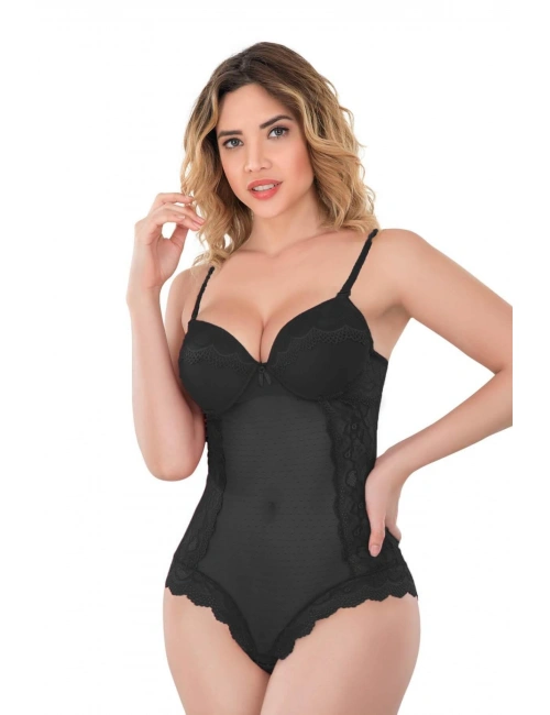 Siyah Mı Emay 176 Dantelli Body