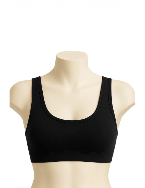 Siyah Mı Emay 1817 6'lı Pedli Sporcu Sütyen