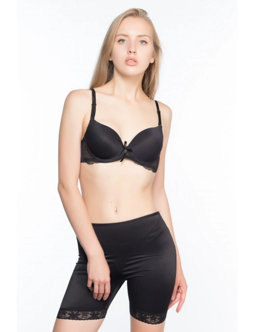 Siyah Mı Emay 2002 Paça Dantelli Pop Up