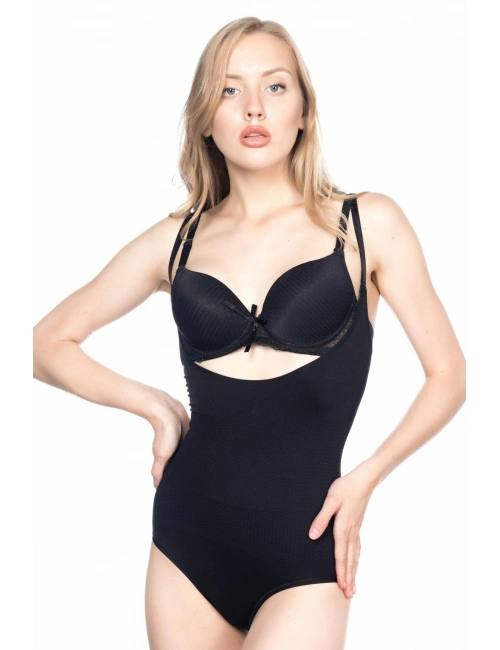 Siyah Mı Emay 2023 Göğsü Açık Body Korse