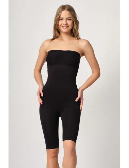 Siyah Mı Emay 2044 Yüksek Bel Double Uzun Paçalı Korse