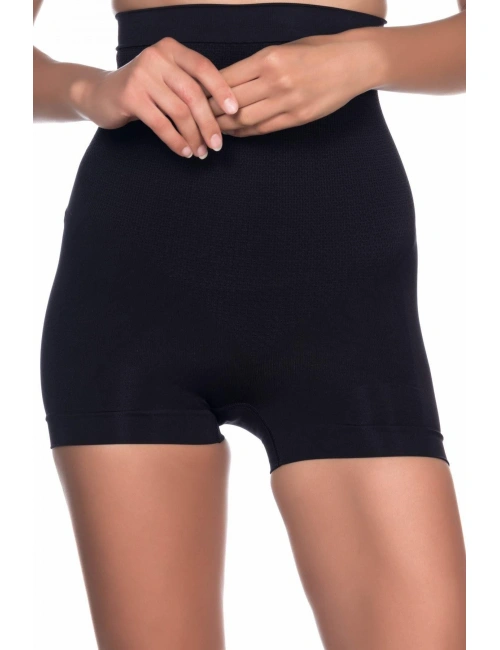 Siyah Mı Emay 2055 Yüksek Bel Masajlı Boxer Korse