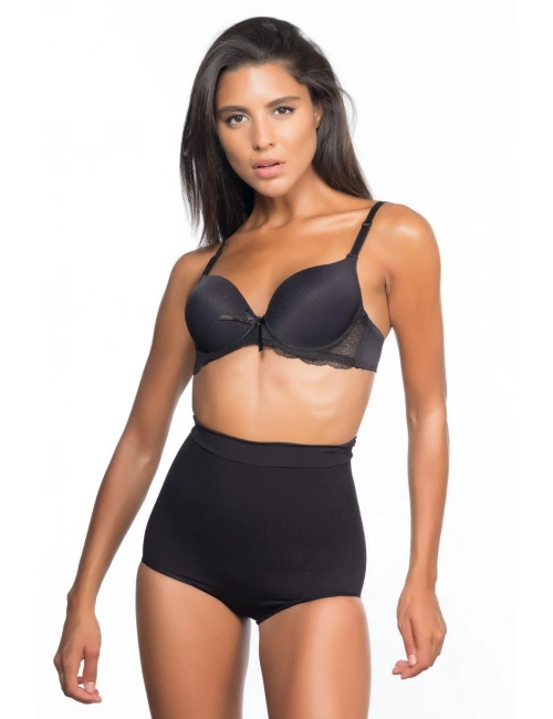 Siyah Mı Emay 2057 Yüksek Bel Masajlı Slip Korse