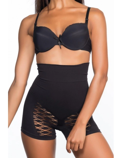 Siyah Mı Emay 2064 Popo Açık Fantezi Boxer Korse