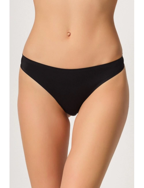 Siyah Mı Emay 2802 Yapıştırma Lazer Kesim String Külot