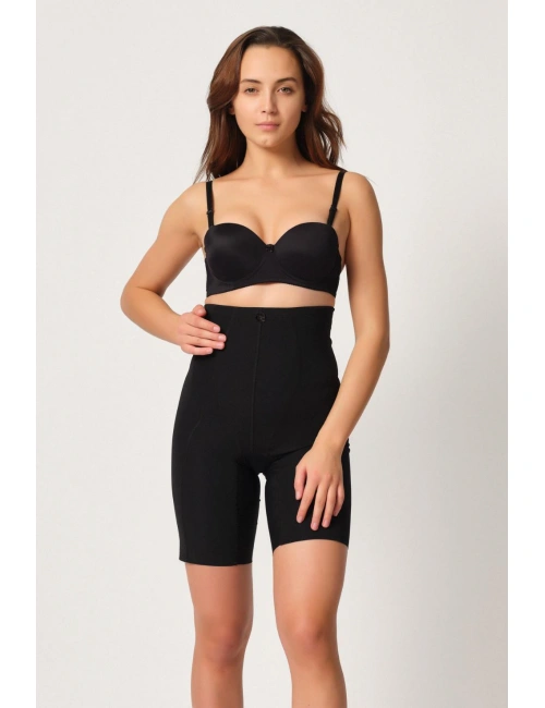 Siyah Mı Emay 2814 Double Yüksek Bel Boxer Lazer Korse