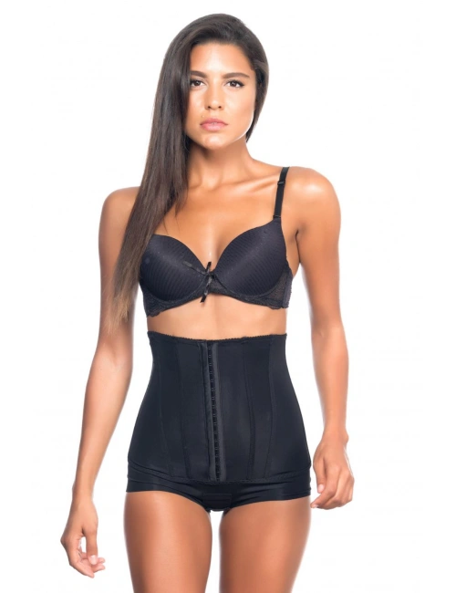 Siyah Mı Emay 2824 Yüksek Bel Balen Agraflı Slıp Lazer Korse