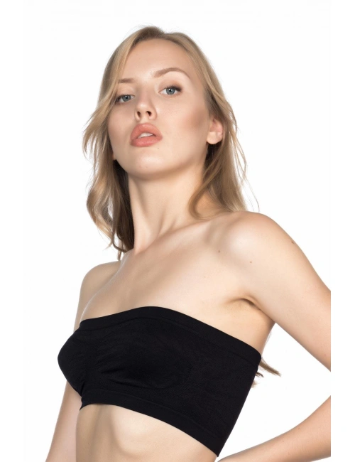 Siyah Mı Emay 4002 Soft Straplez Büstiyer