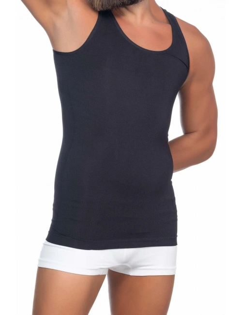 Siyah Mı Emay  E1002 U Yaka Erkek Korse Atlet