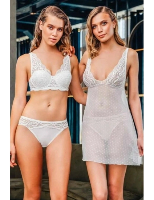 Sütyen Külot Kombinezon Takım Kadın 1884