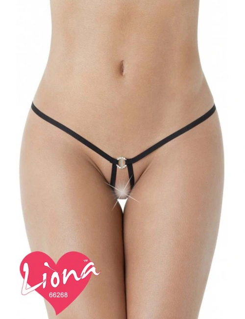 Taşlı Büyük Beden G-string